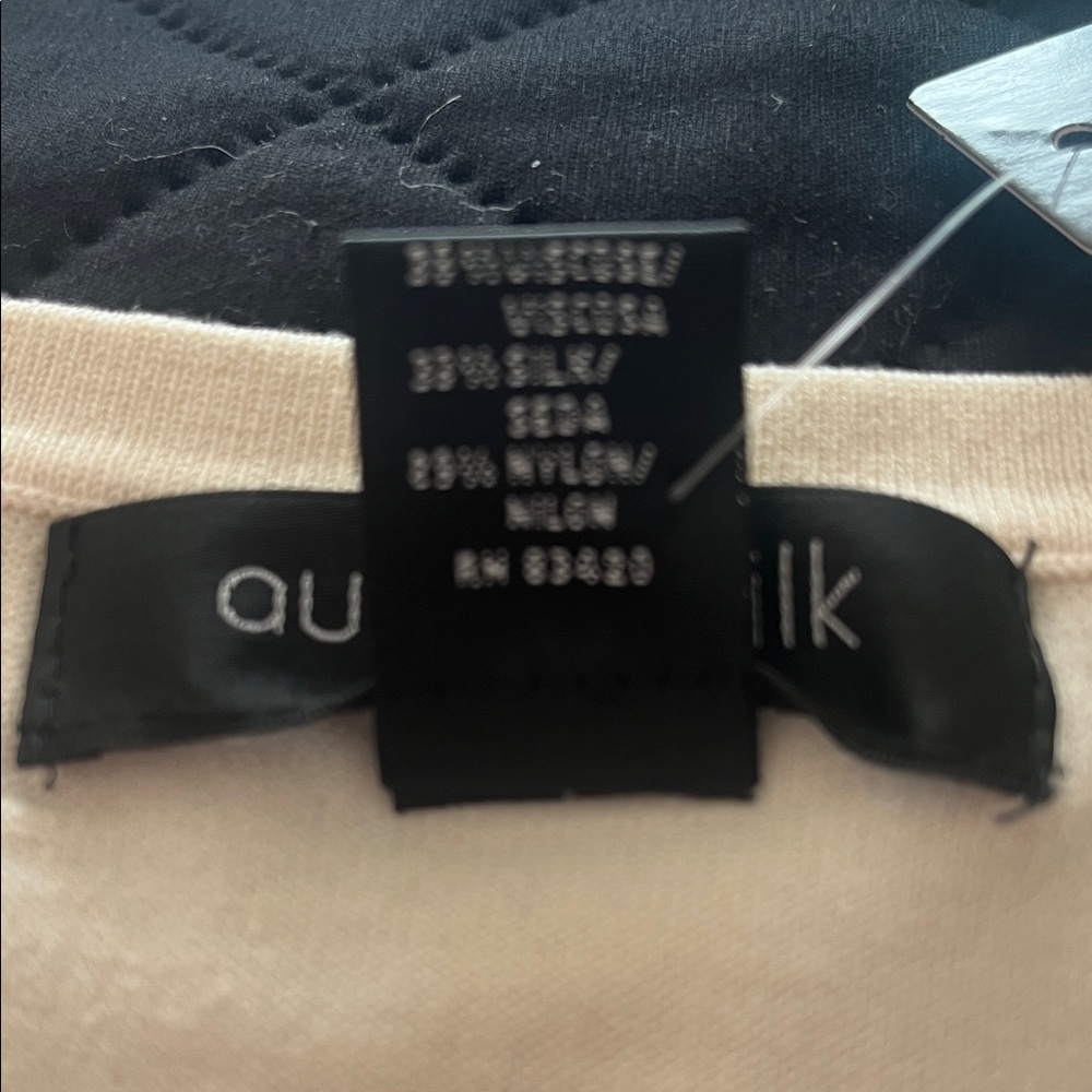 Set of 2 August Silk woman Black and Cream Tank Tops. Size 1X - Picture 11 of 14